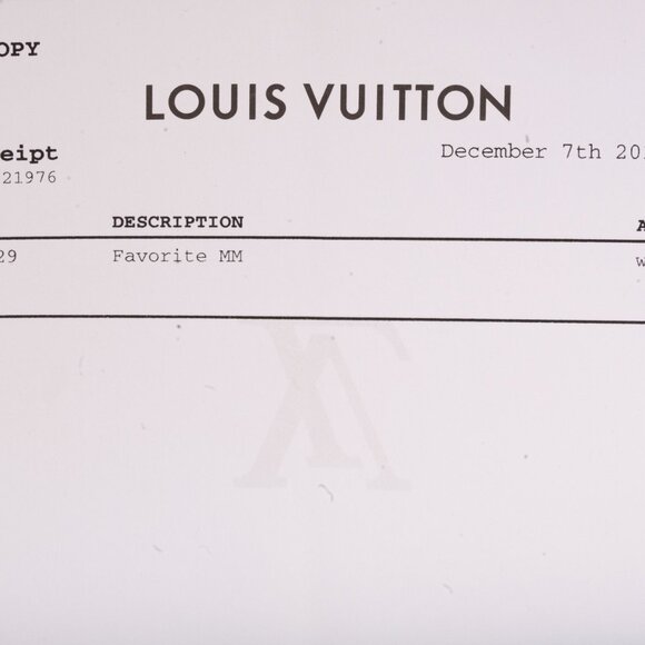 Authentic Louis Vuitton Favorite MM Damier Ebene Crossbody Bag - Picture 10 of 10